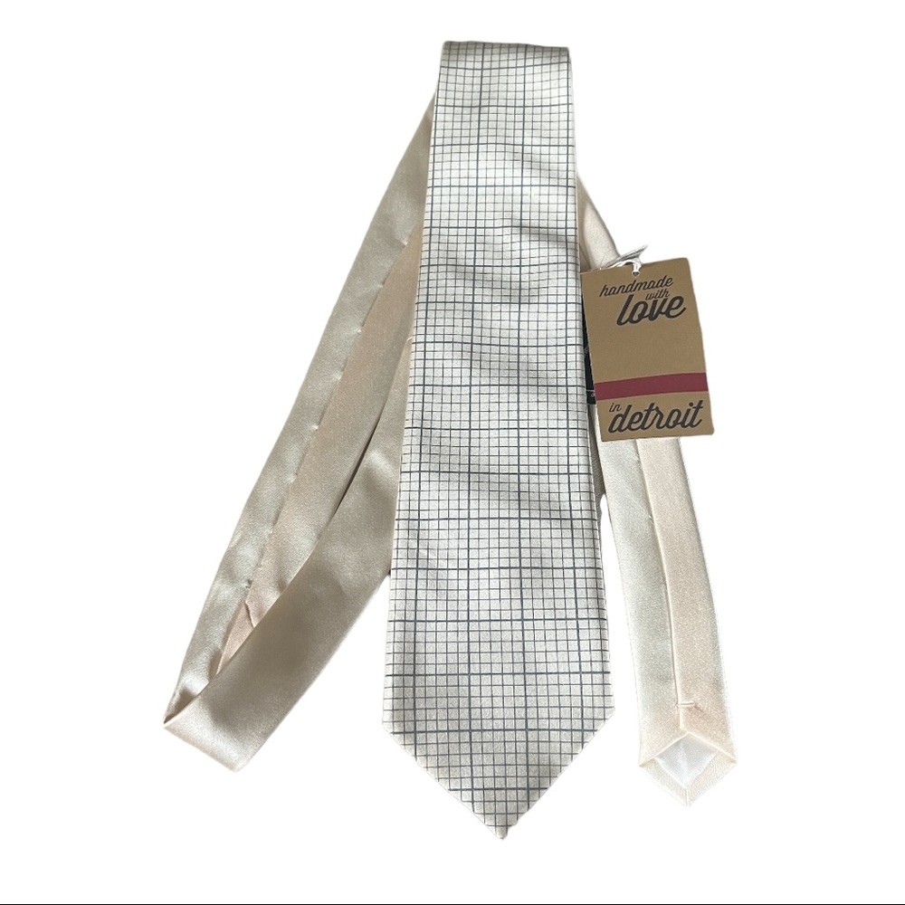 NWT Cyberoptix & Well Done Goods Mens Tie Made in Detroit USA